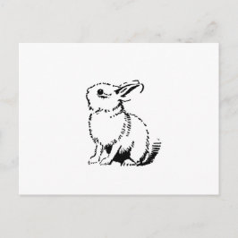 Cartão Postal coelho