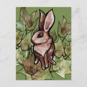 Cartão Postal Coelho Bunny Nature Primavera Hera