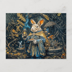 Cartão Postal Coelho de raiz encantada