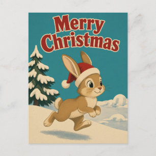 Cartão Postal Coelho Icy Quintal Animal Natal