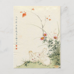 Cartão Postal Coelho Japonês