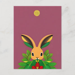 Cartão Postal Coelho, Morango, Mandala, Pós-cruzamento