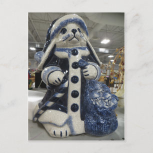 Cartão Postal Coelho Natal