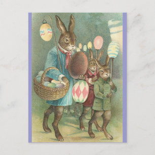 Cartão Postal Coelhos Noite Fora