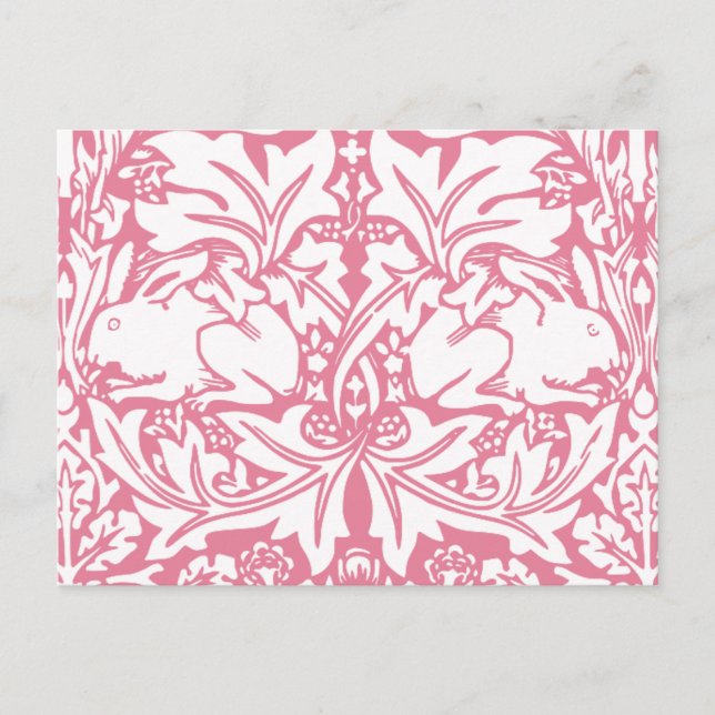 Cartão Postal Coelhos Vintage (Frente)