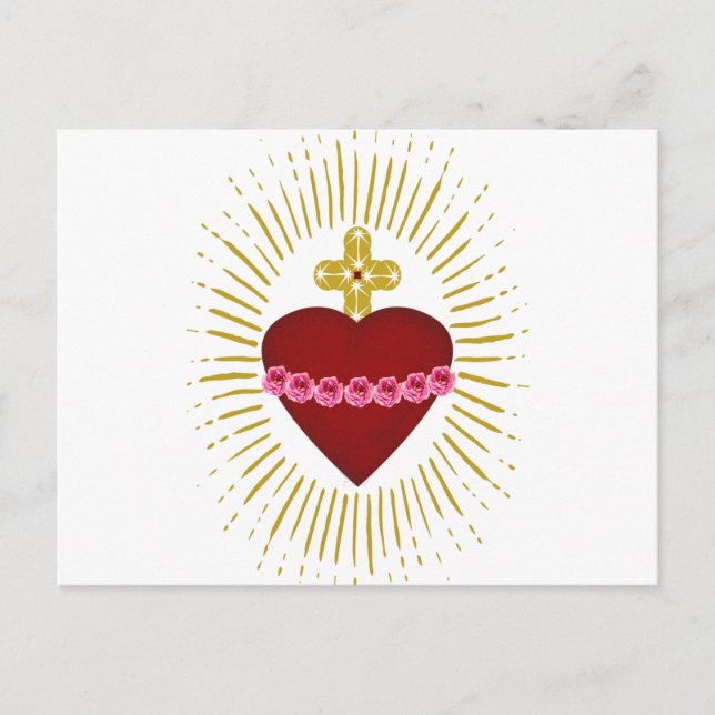 Cartão Postal Coeur de Marie (Frente)