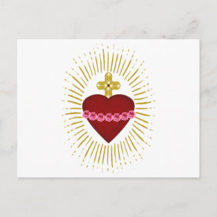 Cartão Postal Coeur de Marie