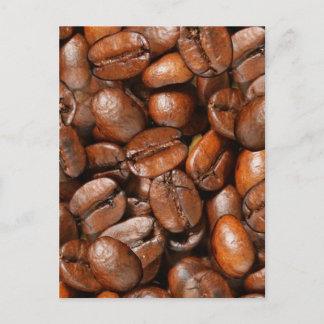 Cartão Postal Coffee Beans