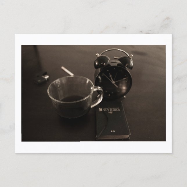 Cartão Postal Coffee Time With Christ J. H. Thornton (Frente)