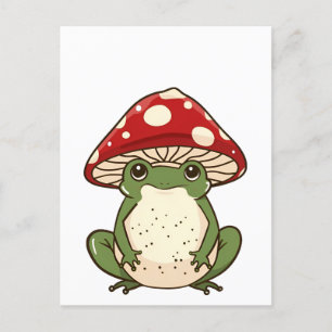 Cartão Postal cogumelo-do-sapo-bobo
