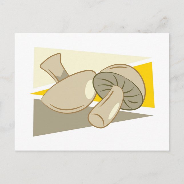 Cartão Postal Cogumelos (Frente)