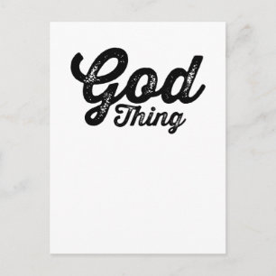 Cartão Postal Coisa de Deus Cristã Inspiradora