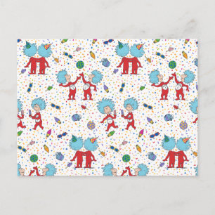 Cartão Postal Coisa Uma Coisa Dois Padrões De Celebração