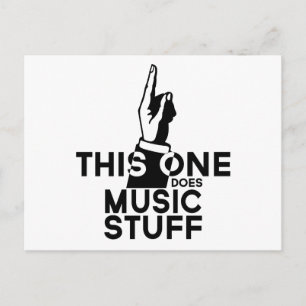 Cartão Postal Coisas de Música - Música Divertida Música