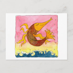 Cartão Postal Coisas Voadoras...