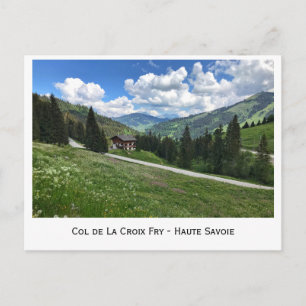Cartão Postal Col de La Croix Fry, Haute-Savoie, Alpes franceses
