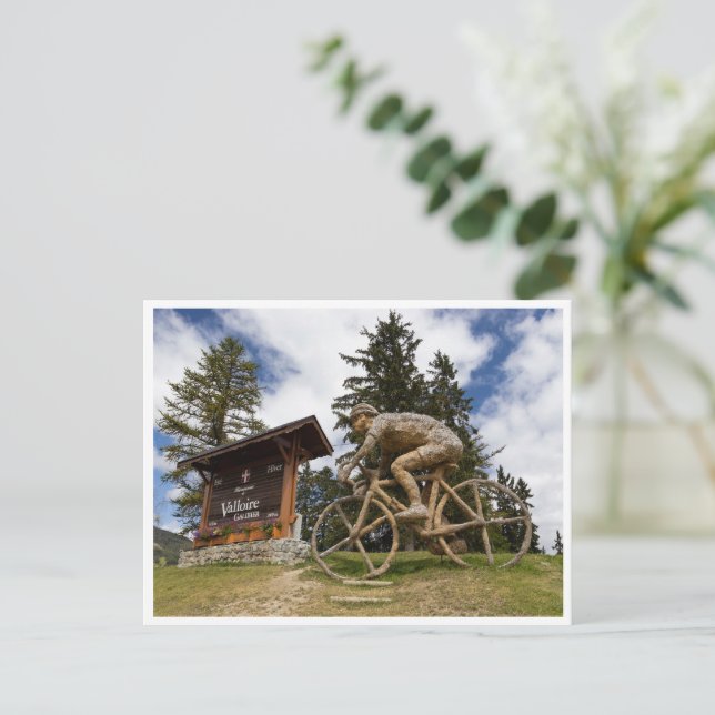 Cartão Postal Col du Télégraphe, Valloire, França (Em pé/Frente)