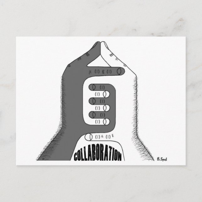 Cartão Postal Colaboração (Frente)