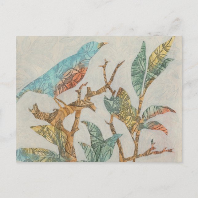 Cartão Postal Colagem Aviária I (Frente)