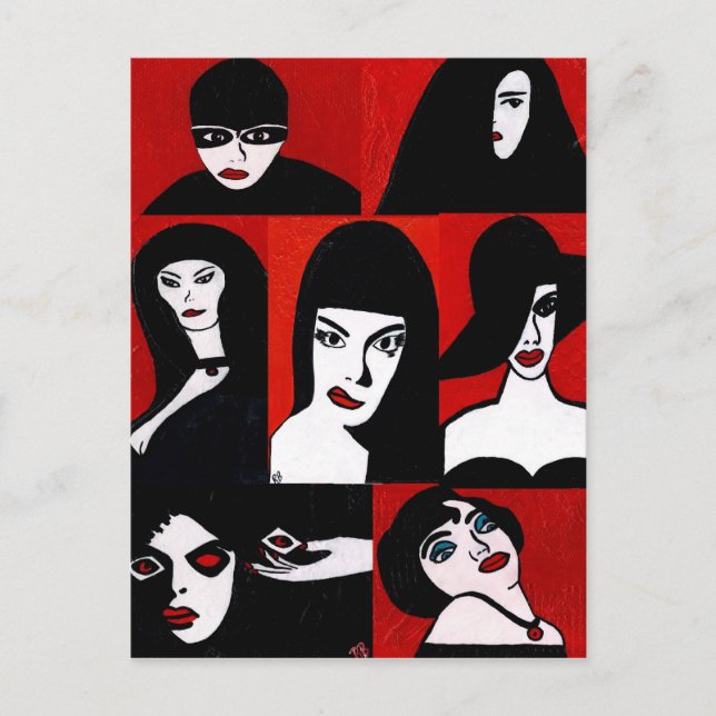 Cartão Postal Colagem BWR (Frente)