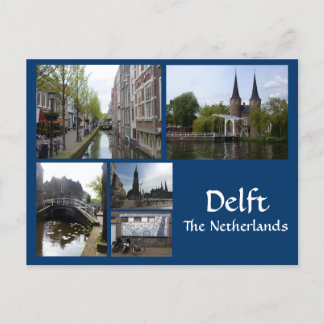 Cartão Postal Colagem de Delft