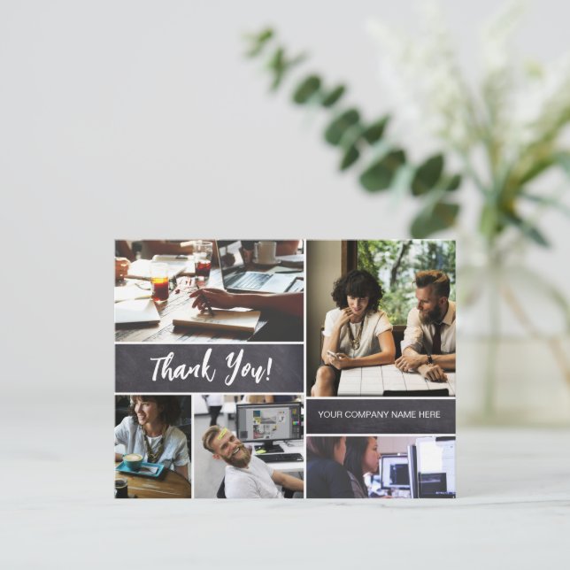 Cartão Postal Colagem de Fotos de Funcionarios Personalizado da  (Em pé/Frente)