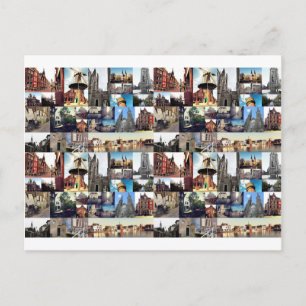 Cartão Postal Colagem de fotos Delft 6