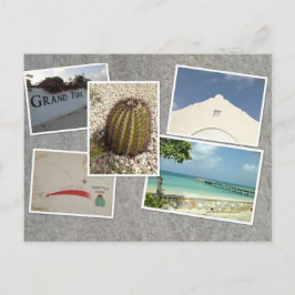 Cartão Postal Colagem de Fotos Grand Turk