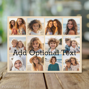 Cartão Postal Colagem de Fotos Instagram 12 - fundo pastel