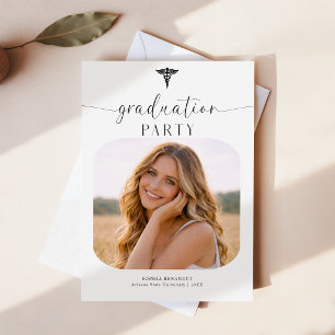 Cartão Postal Colagem de Fotos na Moda para Anúncio de Graduação