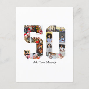 Cartão Postal Colagem de Fotos Número 50
