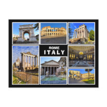 Colagem de Roma, Itália
