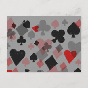 Cartão Postal Colagem do conjunto da placa de vídeo - Vermelho e