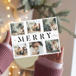 Cartão Postal Colagem Natal Seis Fotos | Feriado de Feliz<br><div class="desc">Colagem Natal Seis Fotos | Feriado de Feliz</div>