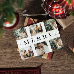 Cartão Postal Colagem Natal Seis Fotos | Feriado de Feliz<br><div class="desc">Colagem Natal Seis Fotos | Feriado de Feliz</div>