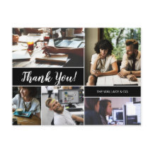 Colagem Personalizada de Fotos da Empresa Obrigado