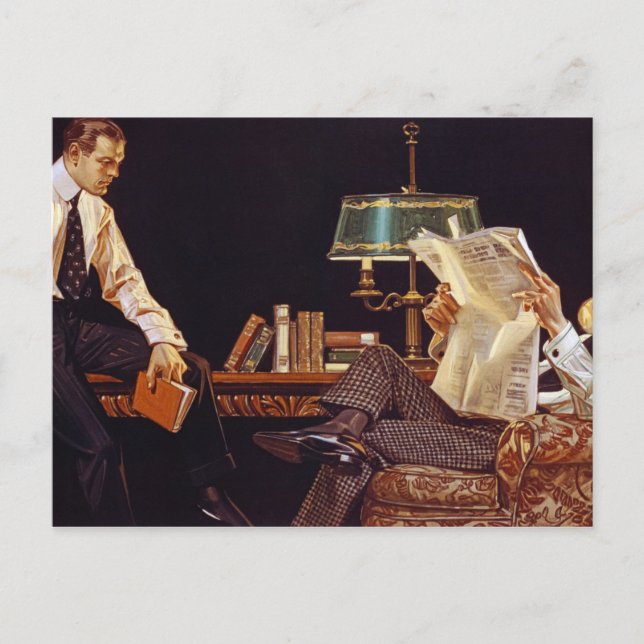 Cartão Postal Colarinhos de camisa Arrow, anúncio americano, 191 (Frente)