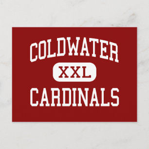 Cartão Postal Coldwater - Cardinals - High - Coldwater Michigan