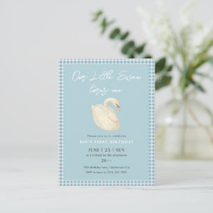 Cartão Postal Coleção de Aniversário Pérola Cisne