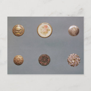 Cartão Postal Coleção de botões