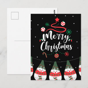 Cartão Postal Coleção de Saudações Joyful da Jingle Bells