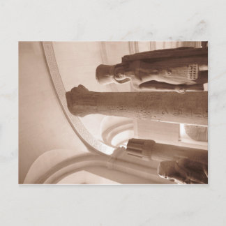 Cartão Postal Coleção egípcia no Museu Louvre em Paris