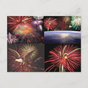 Cartão Postal Coleção Fireworks