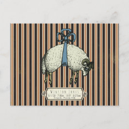 Cartão Postal Coleção Pretty Bow Sheep™ -