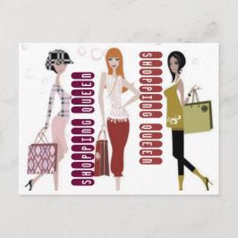 CARTÃO POSTAL COLEÇÃO RAINHA DA MODA