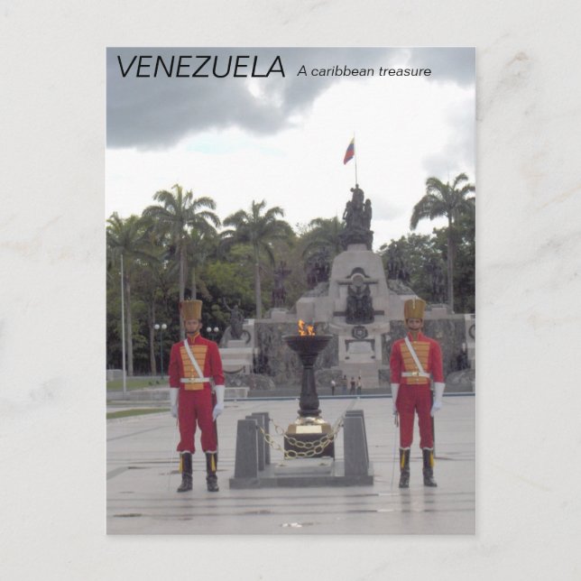 Cartão Postal Coleção VENEZUELA, um tesouro de caribe (Frente)