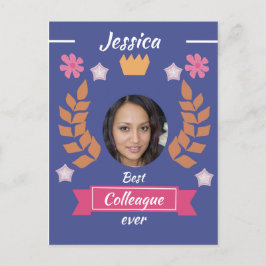 Cartão Postal colega de trabalho mais fofo de todos os tempos -
