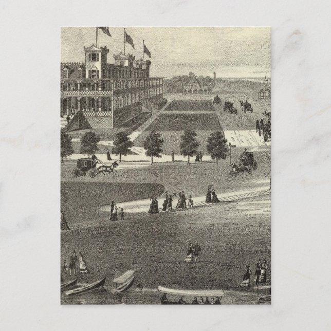 Cartão Postal Coleman House, Asbury Park, NJ (Frente)