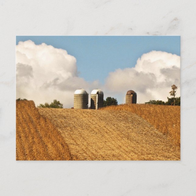 Cartão Postal Colheita de Grain (Frente)