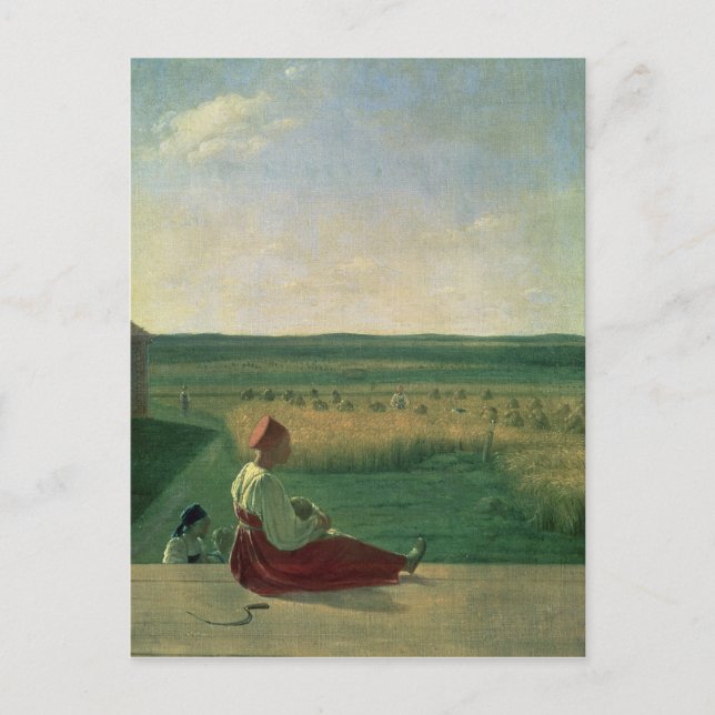 Cartão Postal Colheita no Verão de 1820 (Frente)